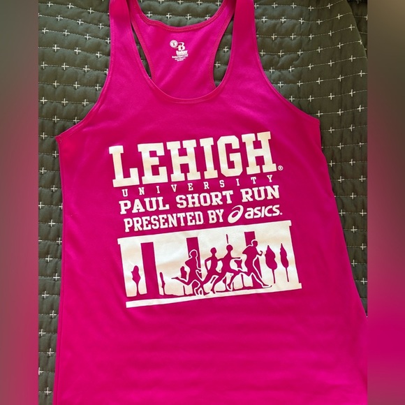Lehigh University Pink Paul Short Run Tank Top, Size Small - Picture 4 of 8